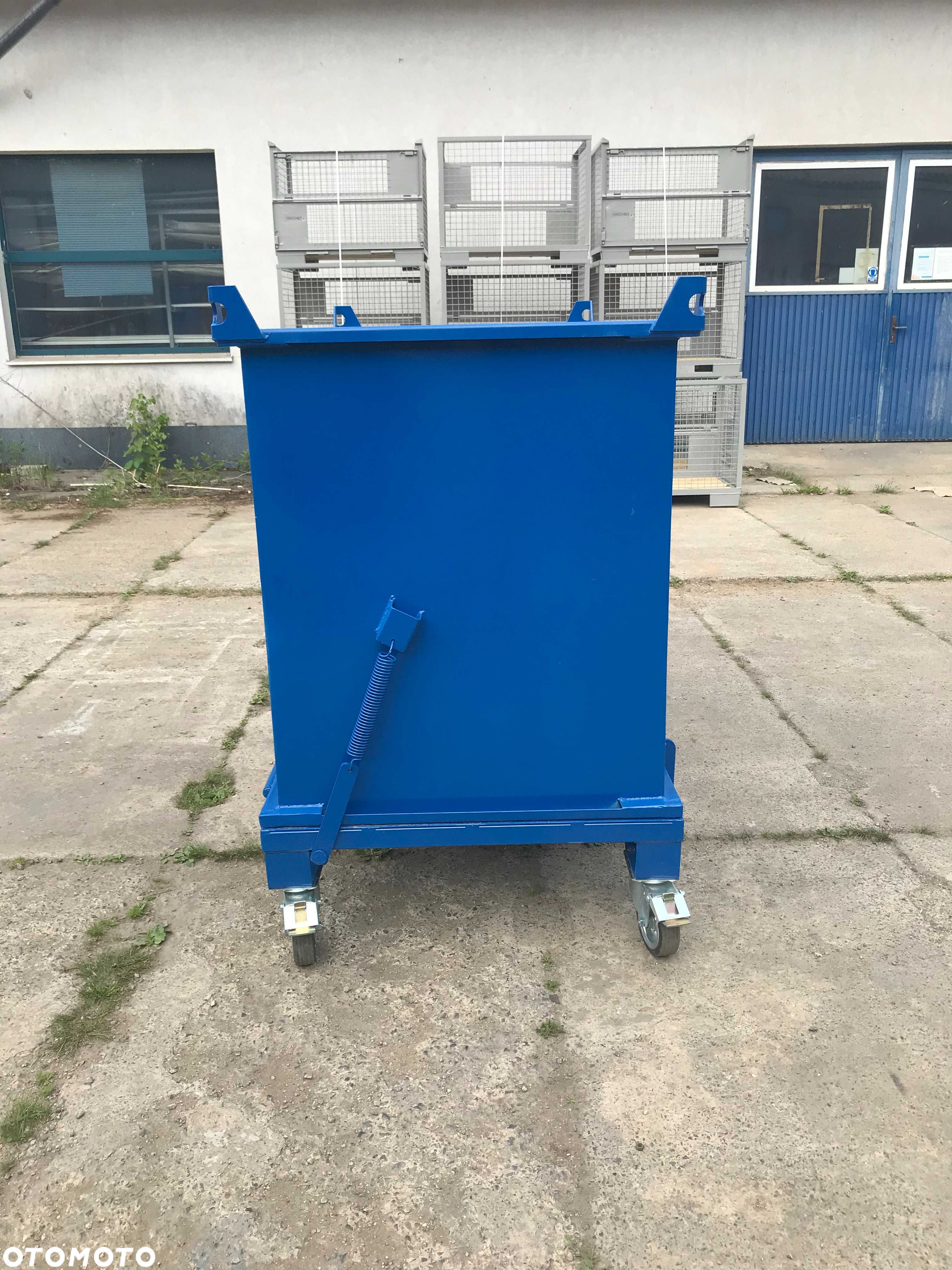Wielofunkcyjny Solidny Pojemnik Z otwieranym Dnem PMDB 1300L KONTENER - 7