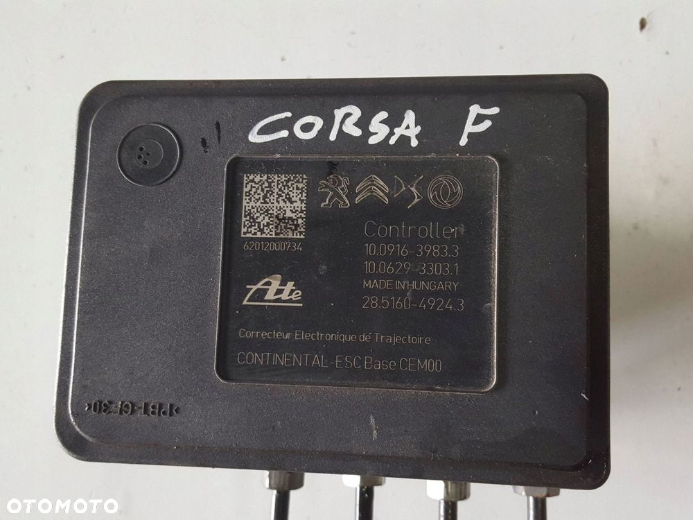 OPEL CORSA F 19-24r POMPA HAMULCOWA ABS 9836177780 - 2