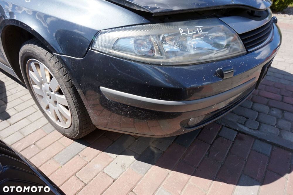 MASKA ZDERZAK BŁOTNIKI LAMPY LAGUNA II PH1 TEB66  RENAULT 2001-2005 SZARY PRZÓD KOMPLETNY - 8