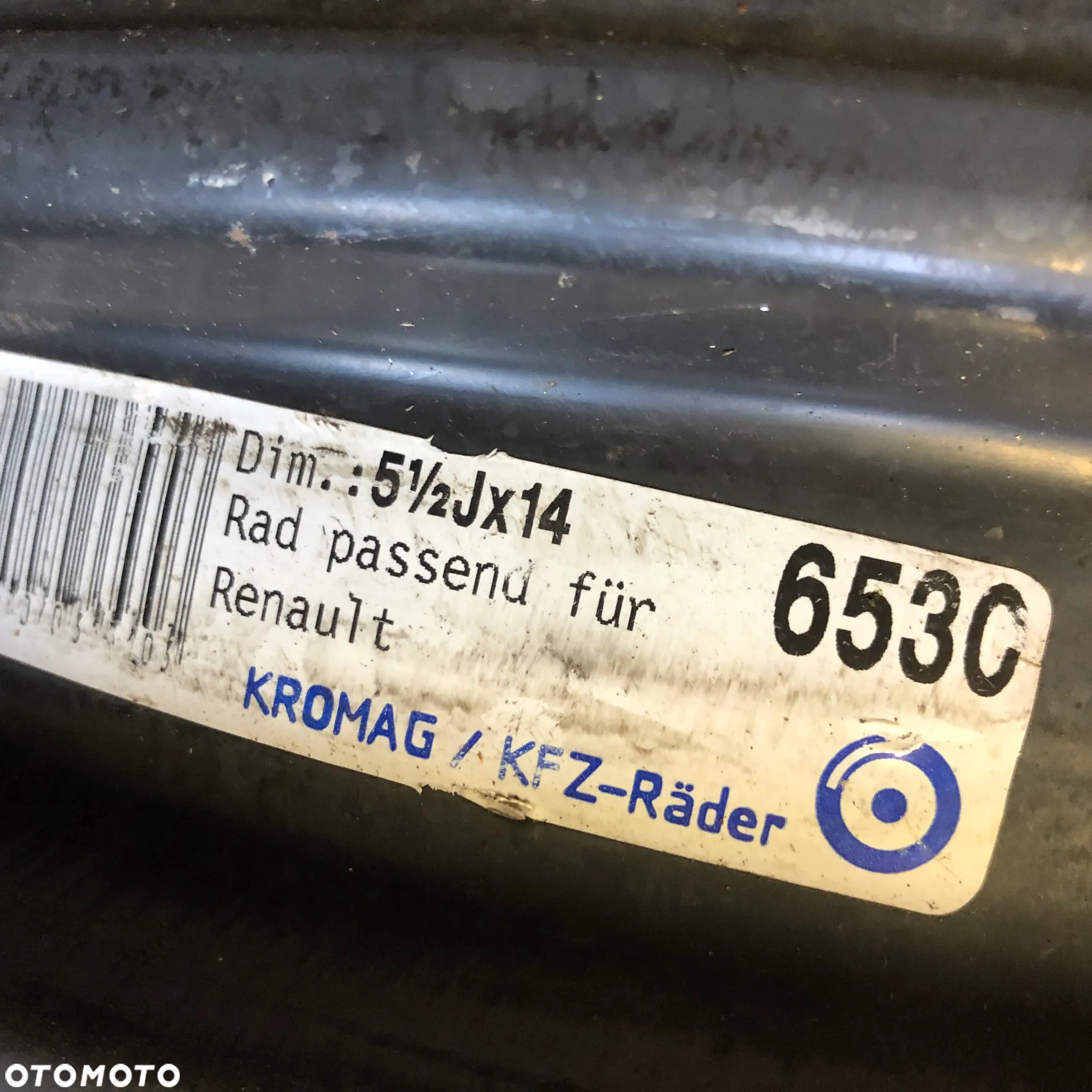 Felga Stalowa 14'' 4x100 60,1 ET36 Renault Clio II Thalia KFZ LI 6530- Gwarancja Wysyłka Montaż - 3
