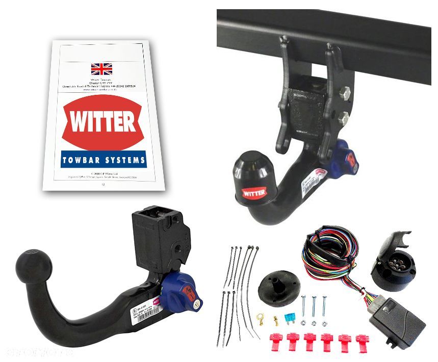 Hak Holowniczy Westfalia Witter Automa Wypinany  Moduł 13 pin  BMW 3 III E90 E91 E92 od 2005 do 2012 - 16