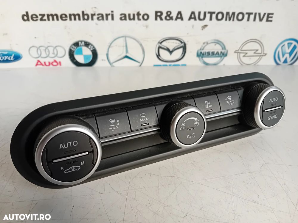 Panou Modul Comenzi Clima Climatronic Alfa Romeo Stelvio An 2017-2022 Volan Stanga - 4