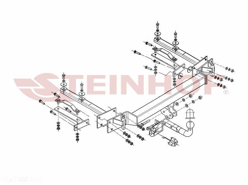 Hak holowniczy + WIĄZKA 7PIN do BMW Seria 3 E36 od 1991 do 2000 - 2