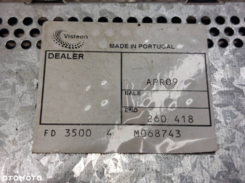 RADIO ODTWARZACZ + KOD FORD FIESTA MK5 4S61-18K876-BA - 4
