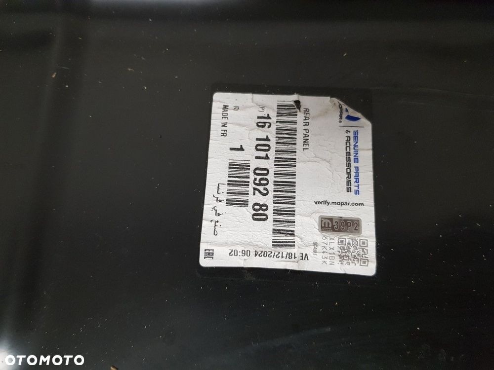FABRYCZNIE NOWY PAS TYLNY TYŁ SCIANKA PEUGEOT 308 II 2 T9 13-21 1610109280 - 5