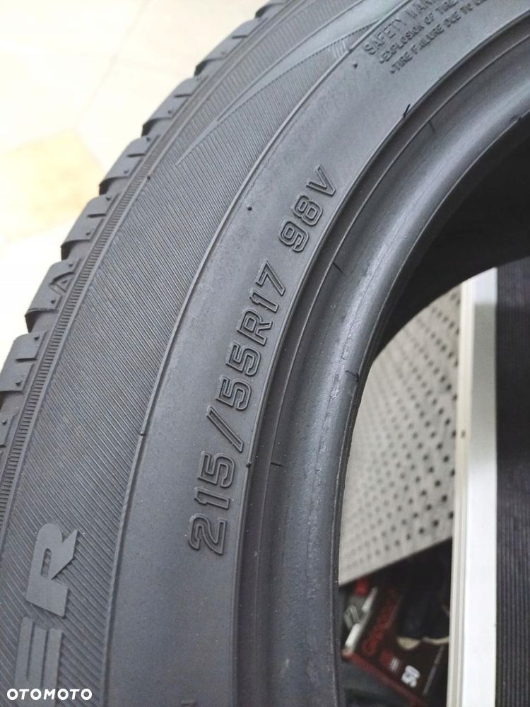 4x 215/55r17 falken opony zimowe7,5mm 52140 - 8