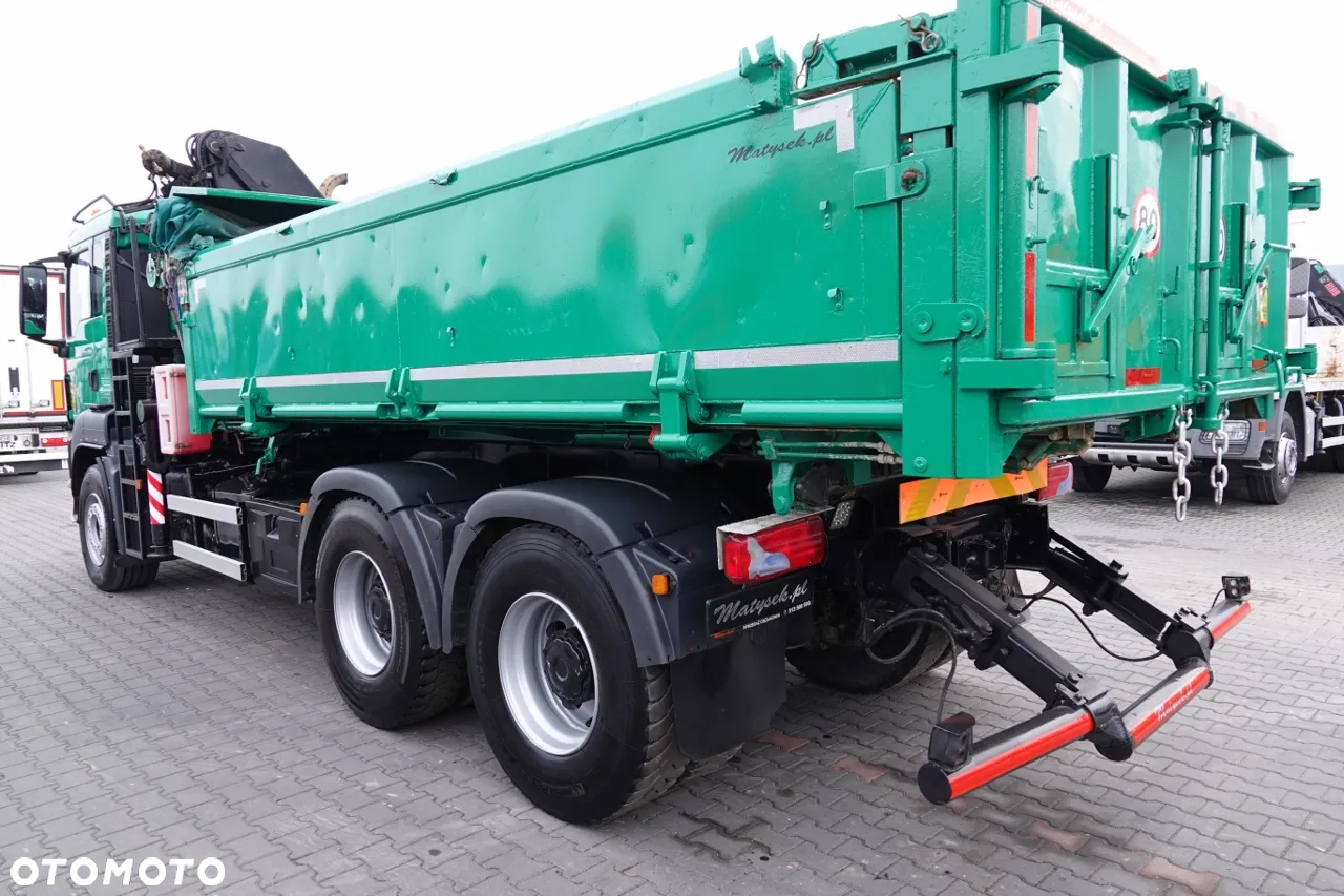 MAN TGS 26.400 / 6X4 / WYWROTKA + HDS PALFINGER PK 16502 / HYDROBURTA /BORDMATIC / SPROWADZONY - 17