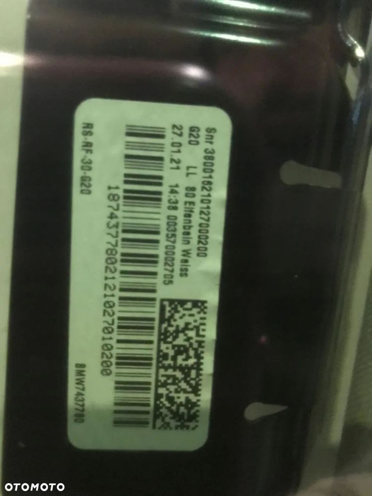 SZYBERDACH SZKLANY DACH BMW 3 G20 2 G42 4 G26 i4 G26 M3 G80 - 8