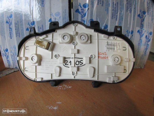 Quadrante 9666636780 PEUGEOT 206 + 2010 1.4I 75CV 5P CINZA KM/H  DIGITAL - 2