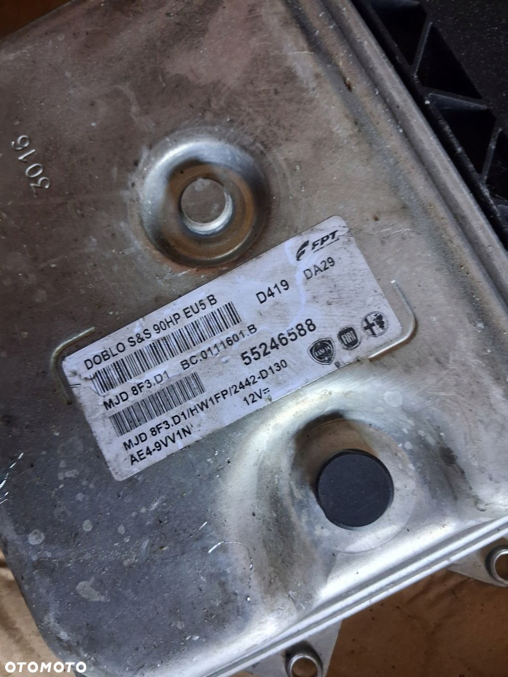 Komputer sterownik silnika Fiat Doblo II Combo D 1.3 JTD 55246588 - 1