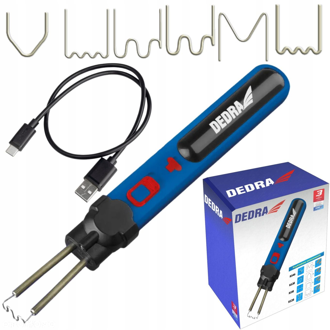 Dedra DED7526 Zgrzewarka do plastiku 4V 550 st.C - 7