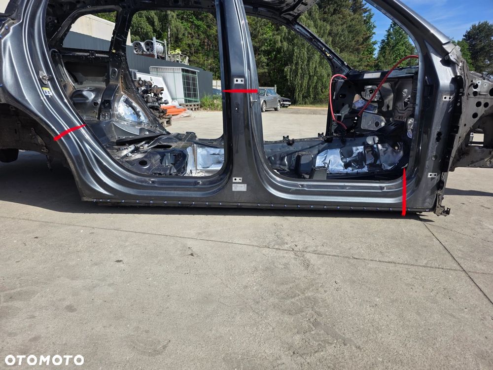 ĆWIARTKA PRÓG PRAWY STRONA PASAŻERA AUDI Q7 4M ORYGINAŁ ! - 2