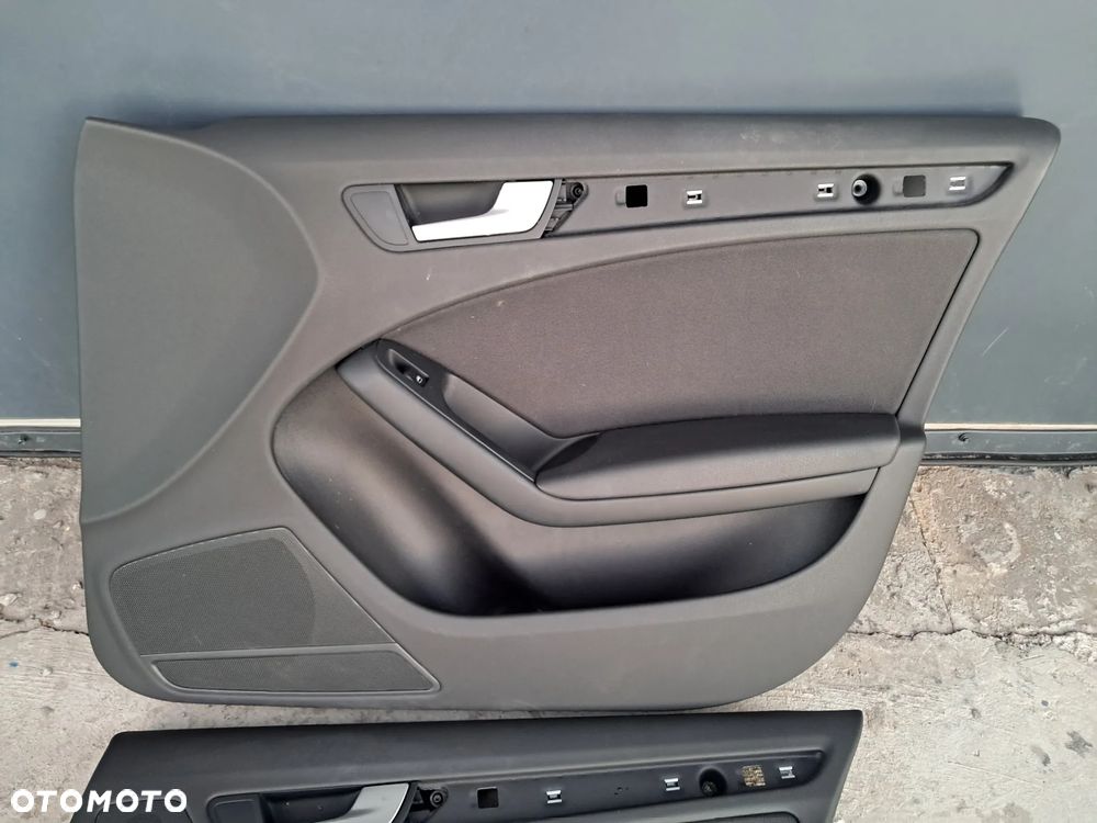 Fotele Siedzenia Boczki Komplet Welur Audi A4 B8 Europa Sedan - 31