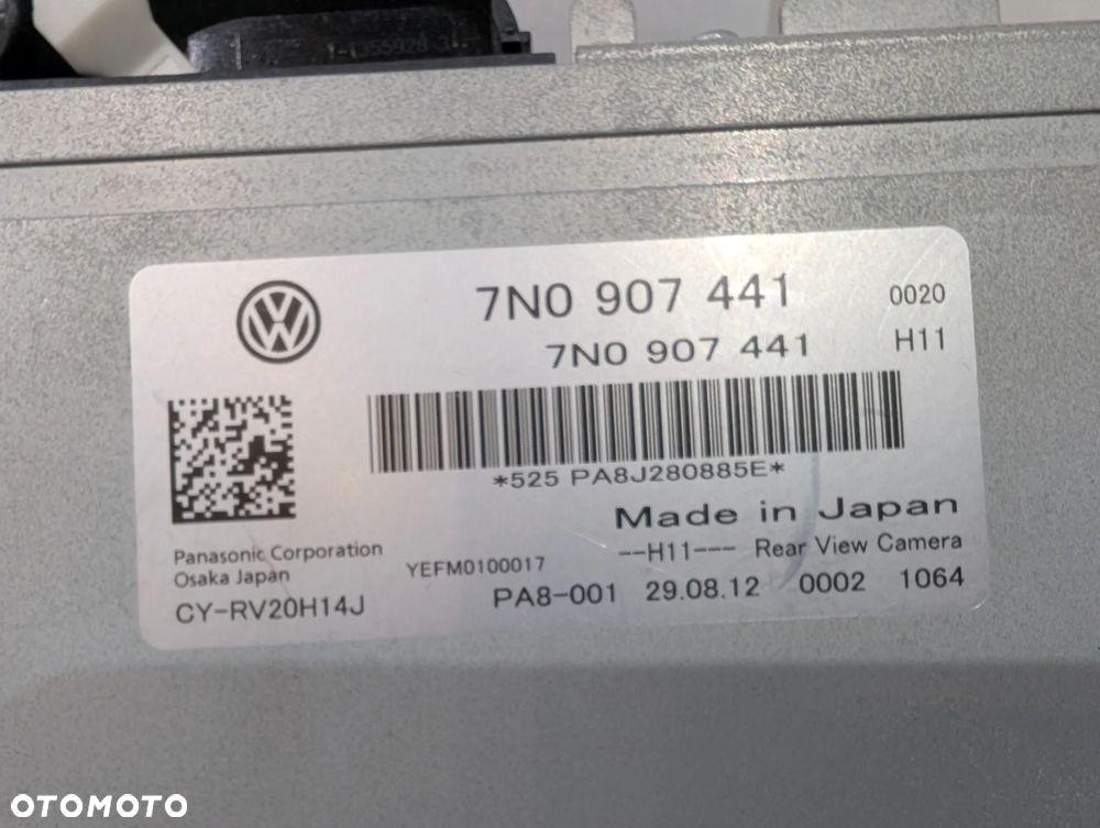 VW SHARAN II SEAT ALHAMBRA II MODUŁ STEROWNIK KAMERY KAMERA COFANIA 7N0907441 5N0827566AB - 9