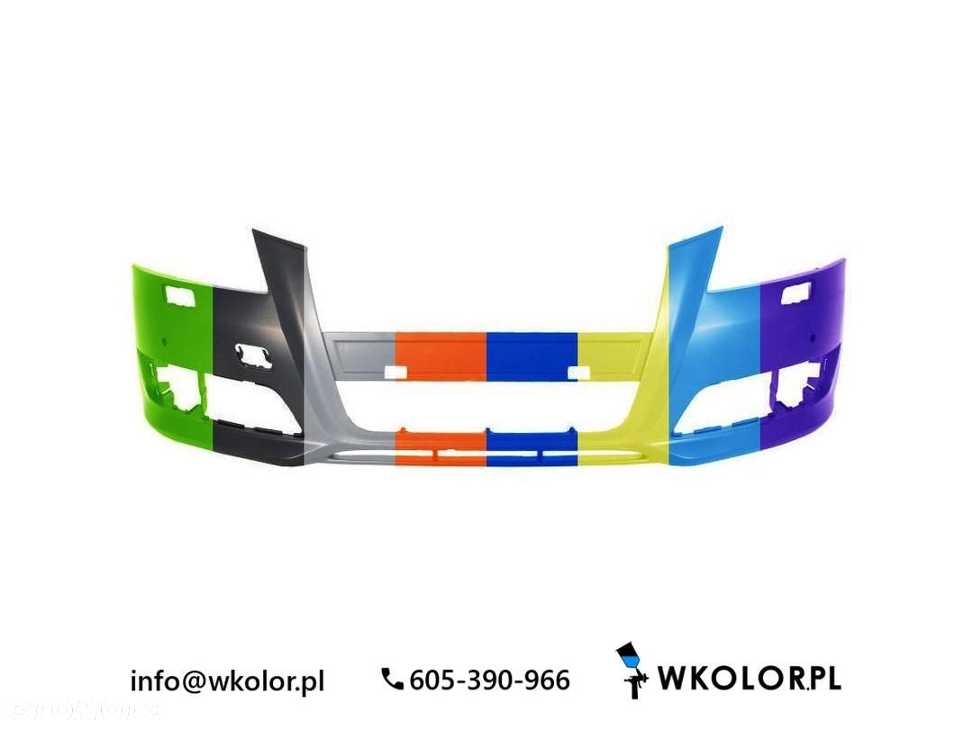 NOWY ZDERZAK AUDI A3 2008-2013 LAKIEROWANY W KOLOR - 1