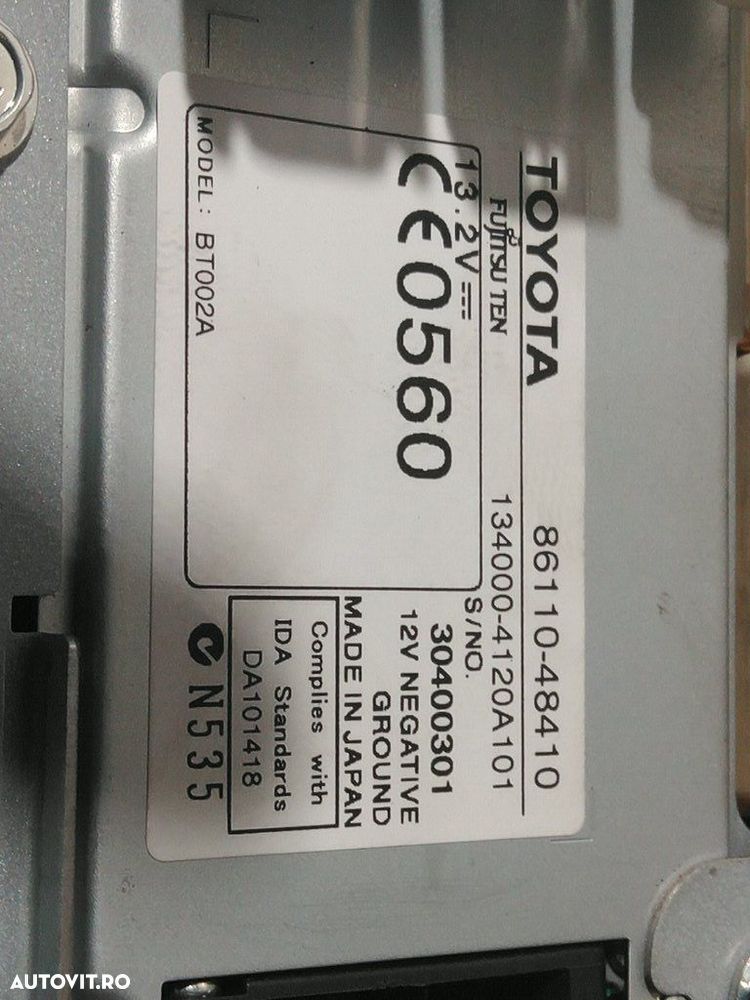 Afisaj bord Lexus RX 400 H 2004 - 2009 (1264) + butoane comanda clima avarii și meniu cd ... - 4