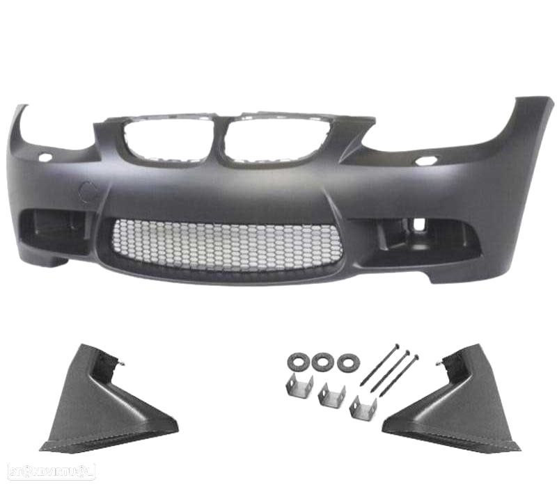 PÁRA-CHOQUES FRONTAL BMW SERIE 3 E92 E93 06-10 LOOK M3 + CONDUTAS DE TRAVOES AR - 4