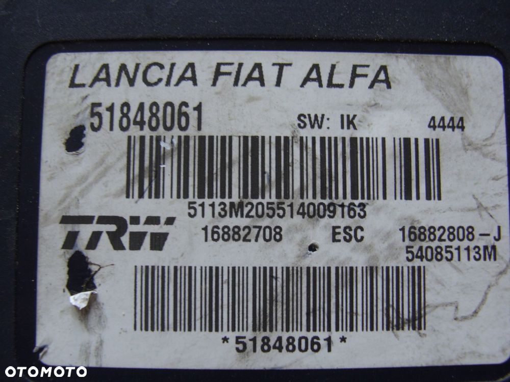 pompa abs esp lancia delta ii 51848061 ! - 2
