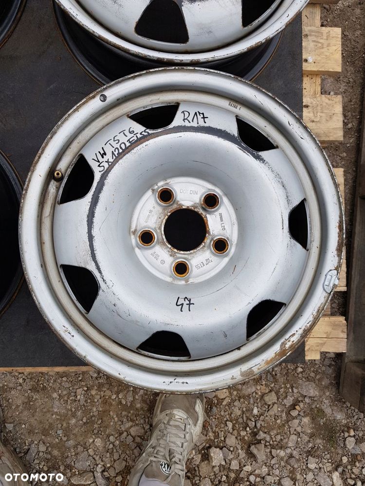 felgi stalowe vw t5 t6 17'' 5x120 et55 47 - 5