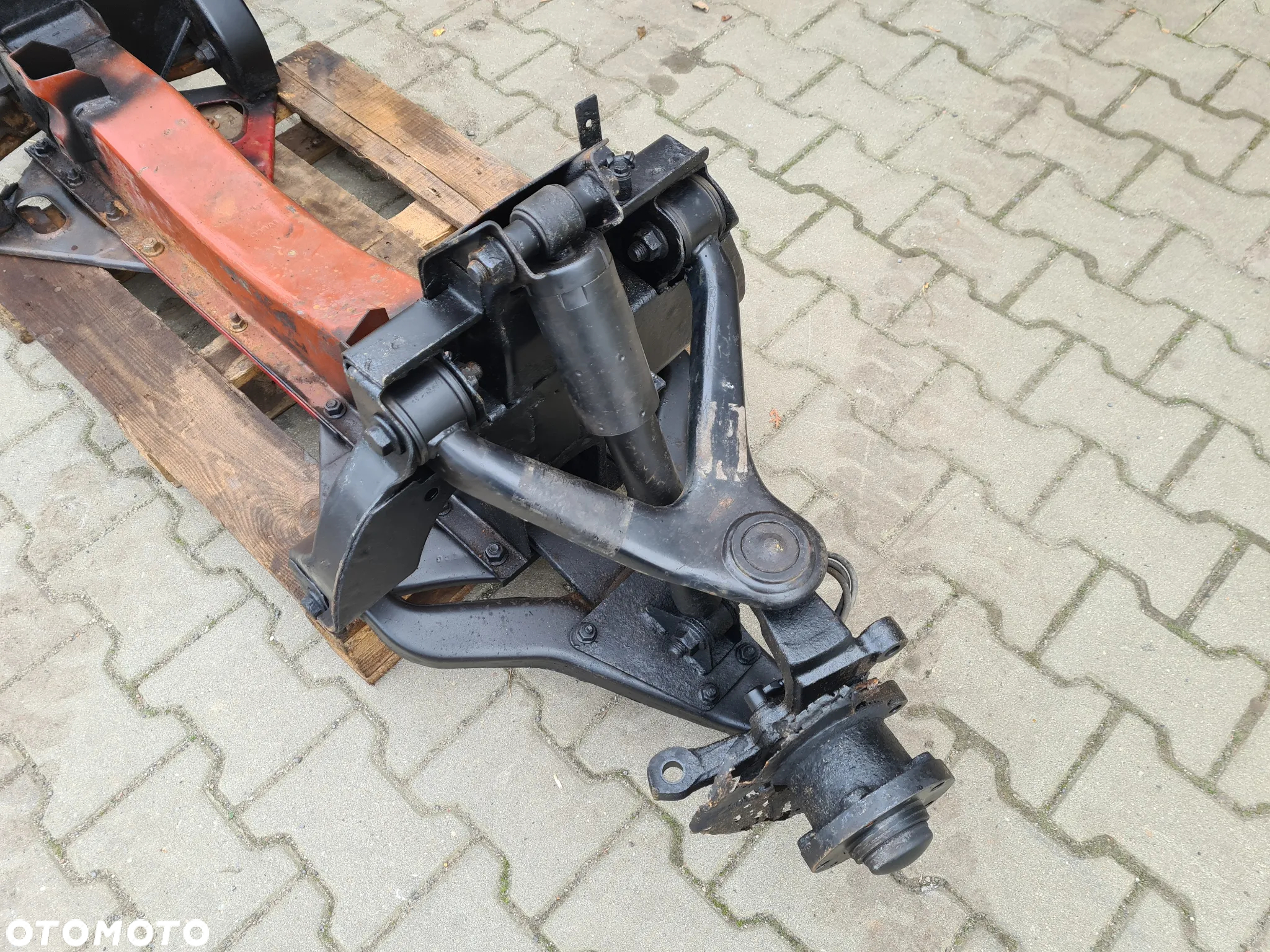 IVECO DAILY 3 99-06 sanki zawieszenie przód resor poprzeczny zwrotnice piasty amortyzatory wahacze - 12