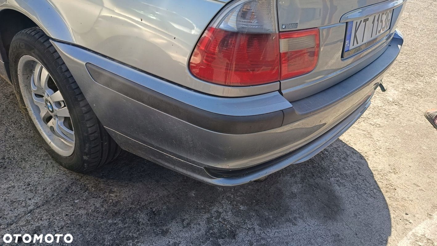 ZDERZAK TYŁ TYLNI TYLNY BMW E46 KOMBI SILBERGRAU METALLIC - 1