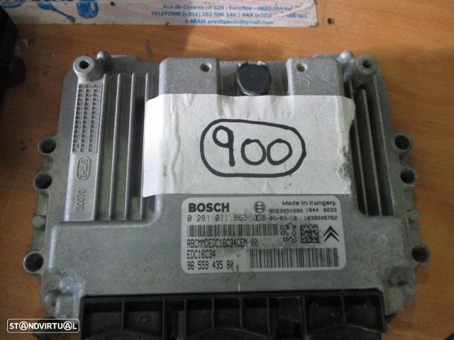 Centralina 9655943580 9660105980 96497810 CITROEN C4 1.6HDI 1.6HDI ORIGINAL - 2