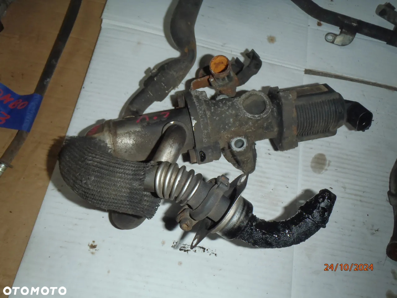 kolektor ssący alternator sprężarka sprzęgło docisk tarcza  dwumasa dwumas chłodniczka oleju opel corsa combo astra meriva 1.3 cdti - 16