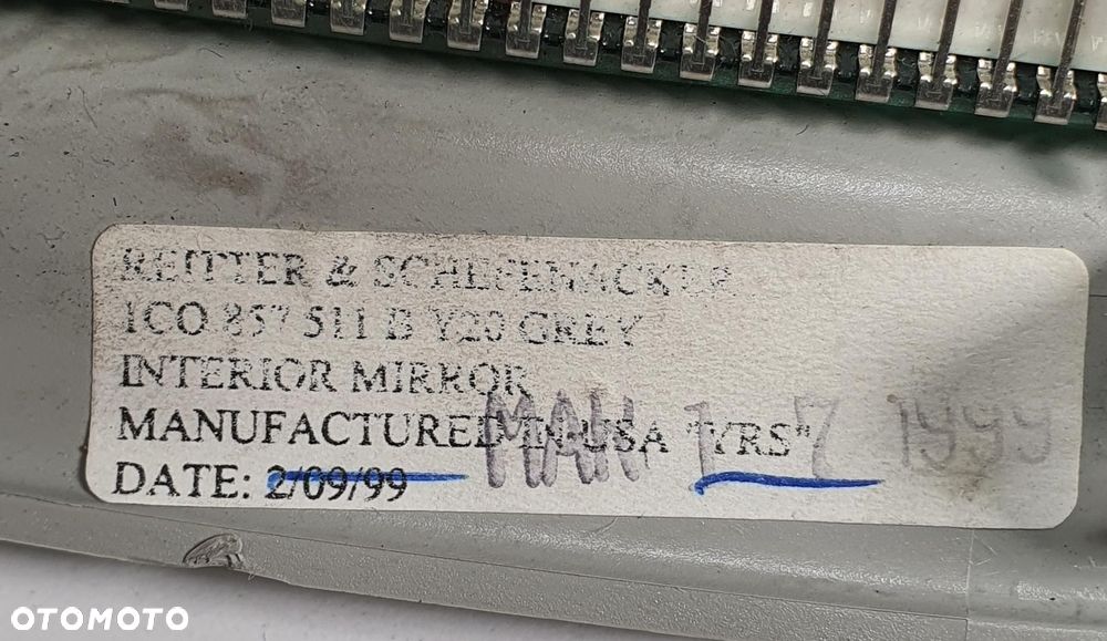 LUSTERKO WEWNĘTRZNE WSTECZNE VW NEW BEETLE 1C 1C0857511B - 4