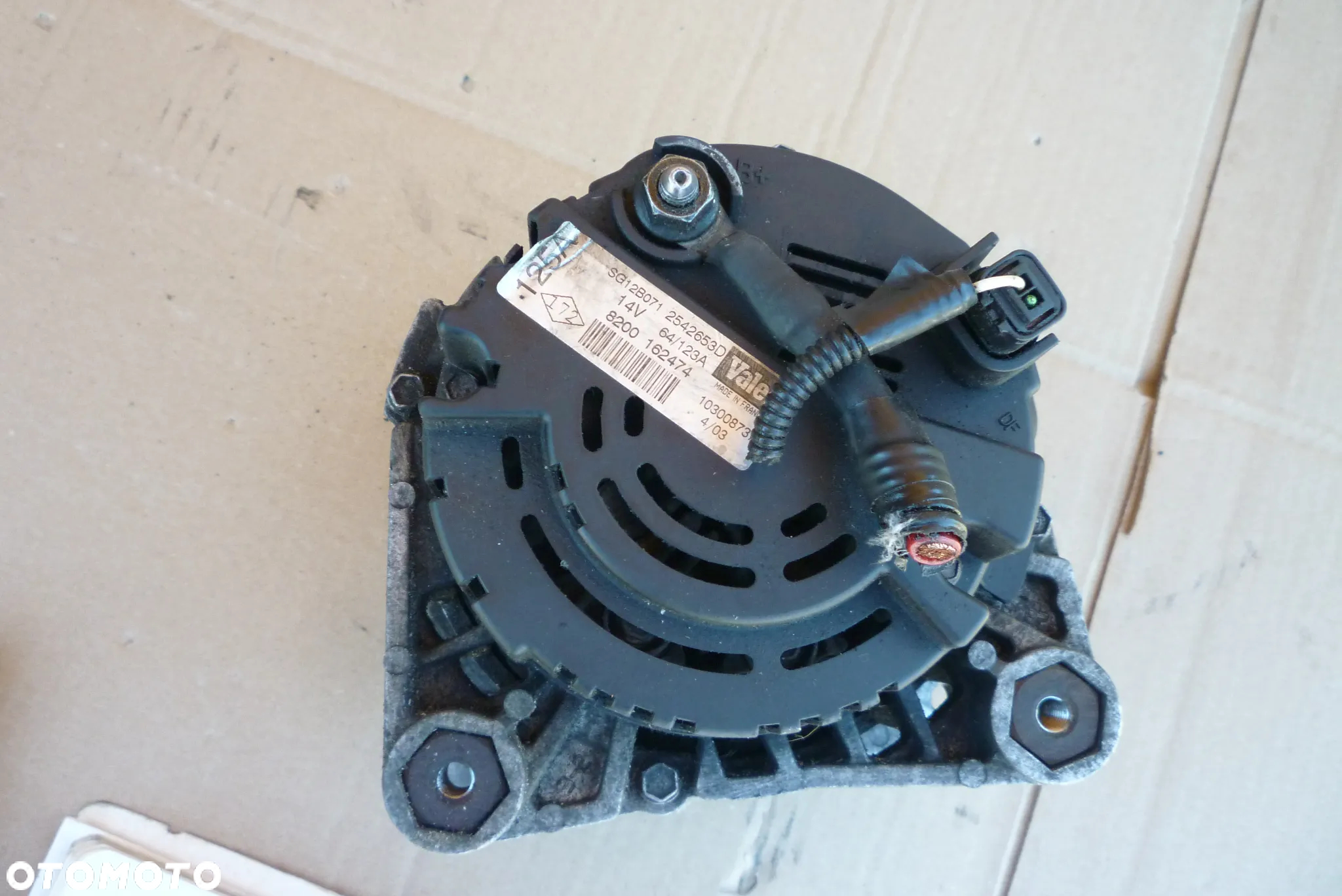 Alternator Master Movano Vivaro 1.9 2.5 DCI Valeo 120A 8200162474 2542653D - 3