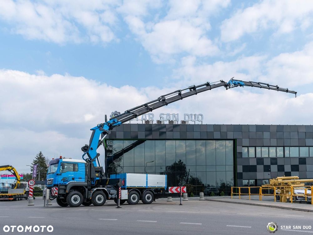 MAN TGA 41.480 8x8 PALFINGER PK 100002 HDS Żuraw Fly Jib Wciągarka - 7