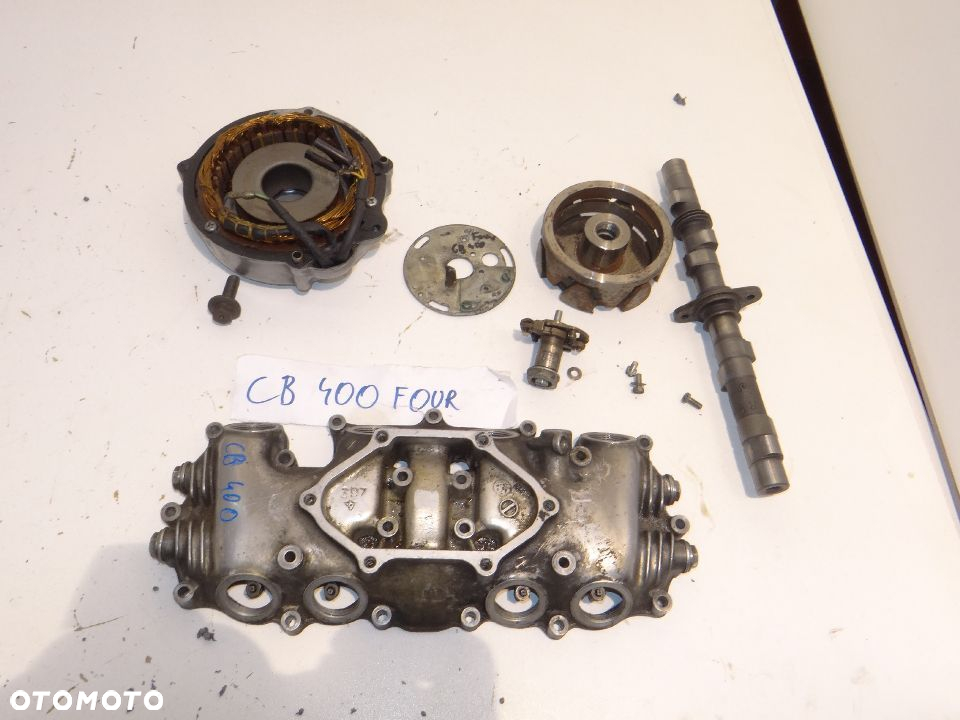 Honda CB 400 500 K Four przekaźnik impulsator alternator rozrusznik wałek rozrządu głowica dźwigienk - 3