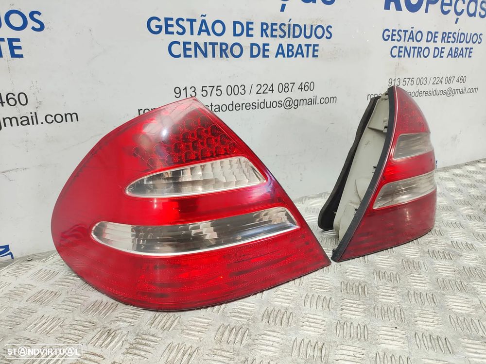 Farolins traseiros trás direito esquerdo LED originais Mercedes Benz Classe E W211 Carro Avantgarde Pré Facelift de 2001 a 2006 - 4