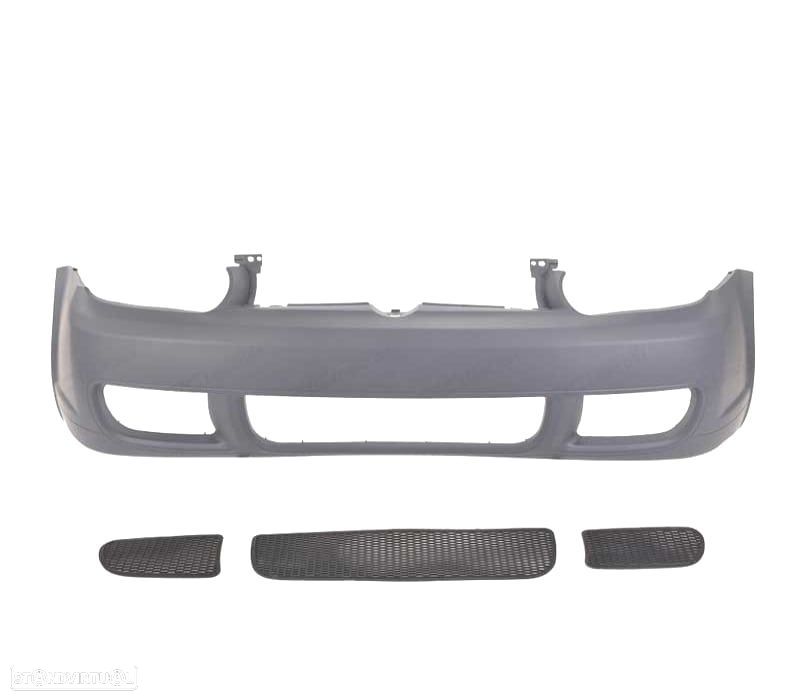 PARA-CHOQUES FRONTAL VW GOLF 4 IV 97-03 LOOK R32 GRELHAS PLASTICO - 2