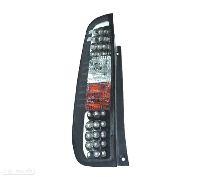 FAROLINS TRASEIROS LED FORD FIESTA 02-08 PRETO - 2