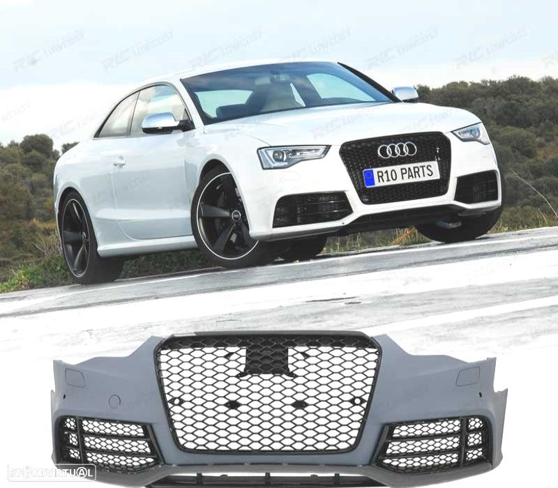 PARA-CHOQUES AUDI A5 8T LOOK RS5 12-16 PDC + LIP SPOILER FRONTAL - 1