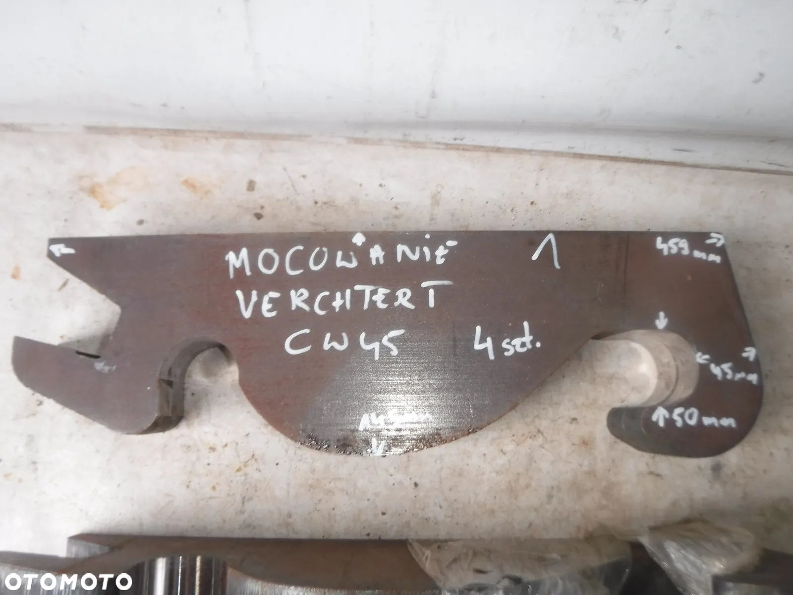 Verachtert CW45 (GERMANY) i inne  Mocowanie płyta uszy łyzki uchwyt hak - 6