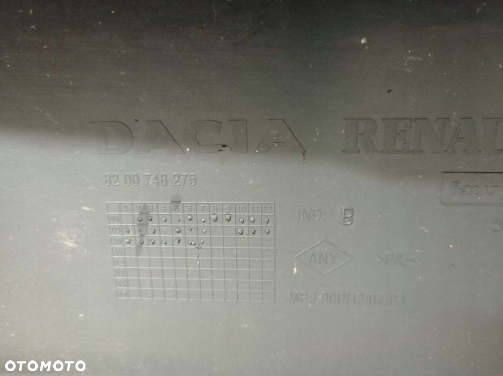 DACIA LOGAN LIFT 08-12 ZDERZAK PRZÓD KRATKA - 11