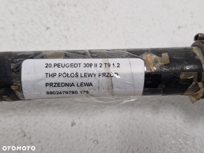 PEUGEOT 308 II 2 T9 1.2 THP PÓŁOŚ LEWY PRZÓD PRZEDNIA LEWA 9802479780 - 5