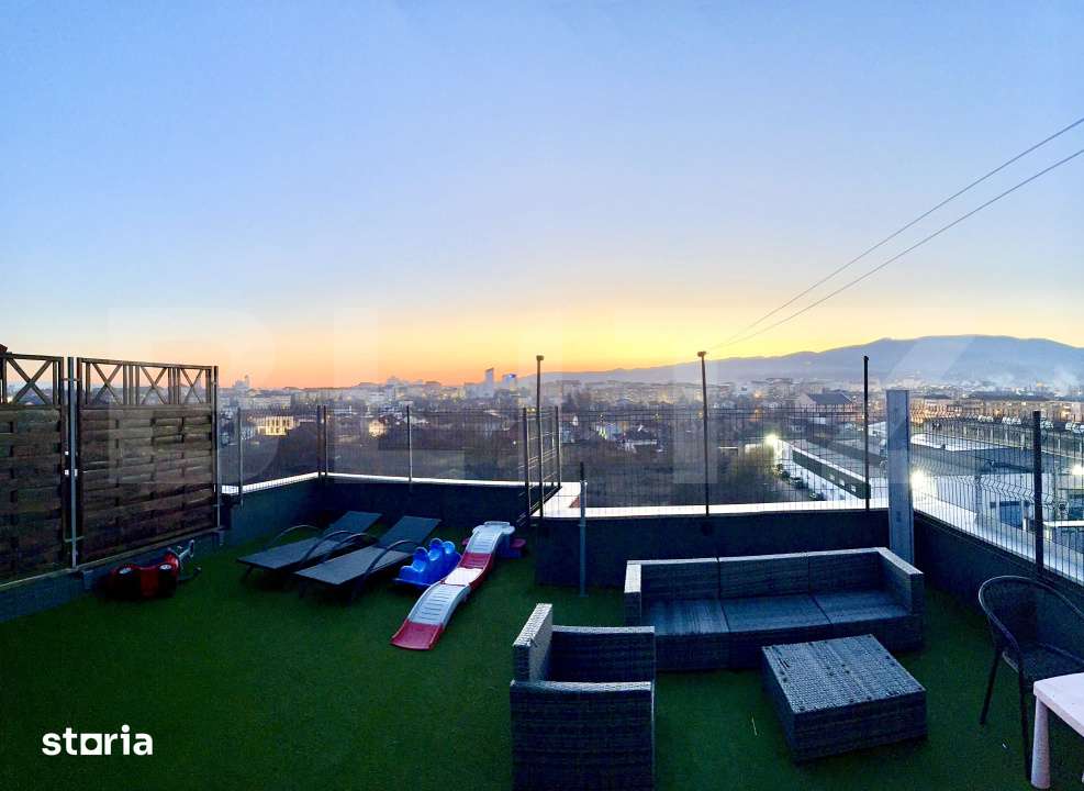 Penthouse cu scara interioara, 85 mp utili, 3 camere, 2 Terase, zona C — fotografia 3