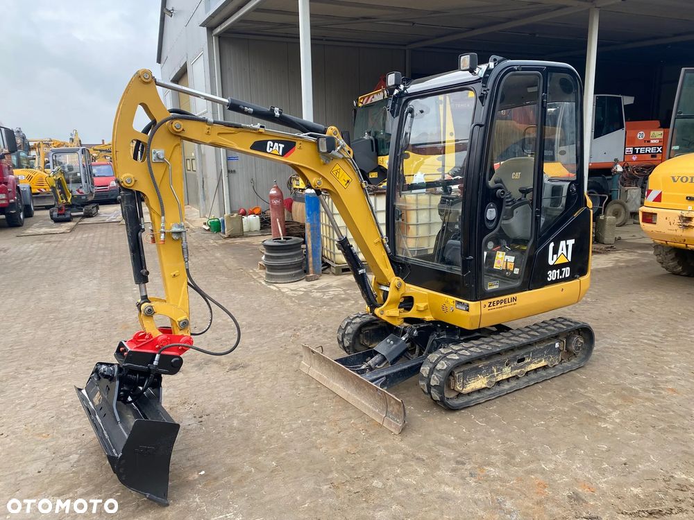 Caterpillar CAT 301.7D, 2018 ROK, 1760 MTH, Z NIEMIEC, DŁUŻSZY ZASIĘG, ROZSUWANE PODWOZIE, - 1