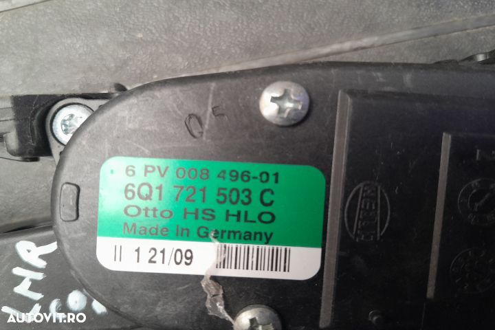 Pedala acceleratie 6Q1721503C 6Q1721503C Volkswagen VW Polo 5 6R [200 - 4