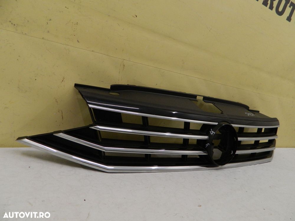 Grila radiator VW Passat B8 facelift, 2019, 2020, 2021, 2022, cod origine 3G0853653K. - 4