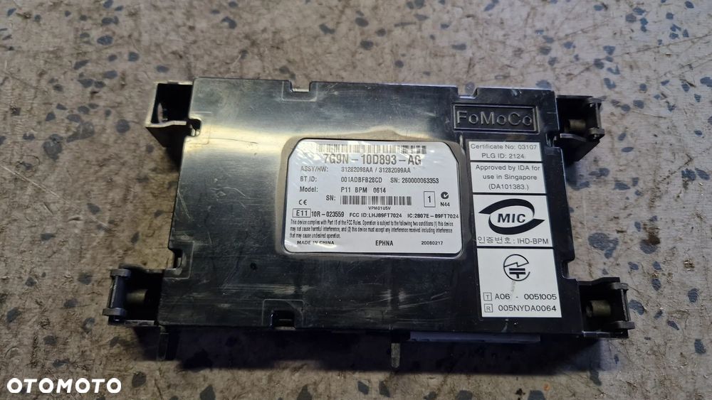 VOLVO V70 III MODUŁ BLUETOOTH 7G9N-10D893-AG - 1