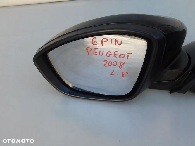 PEUGEOT 2008 II 19- lusterko lewe 6 PIN - 2