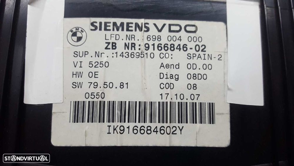 QUADRANTE BMW SERIE 3 TOURING (E91) 318D - 3