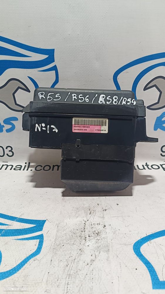 TAMPA CAIXA FUSIVEIS TAMPA PAINEL COMANDO CONTROLO SAM MINI COOPER R56 234451190409 51190409 6114344950403 344950403 61143449504 3449504 17236010 R55 CLUBMAN R57 CABRIO R58 COUPE R59 ROADSTER R60 COUNTRYMAN R61 PACEMAN - 2