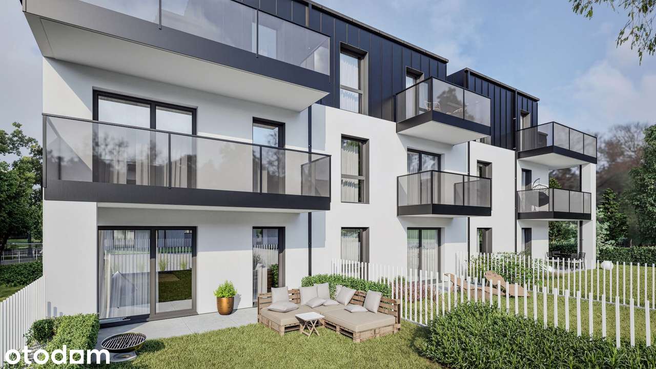 2-pokojowe mieszkanie 56m2 + ogródek