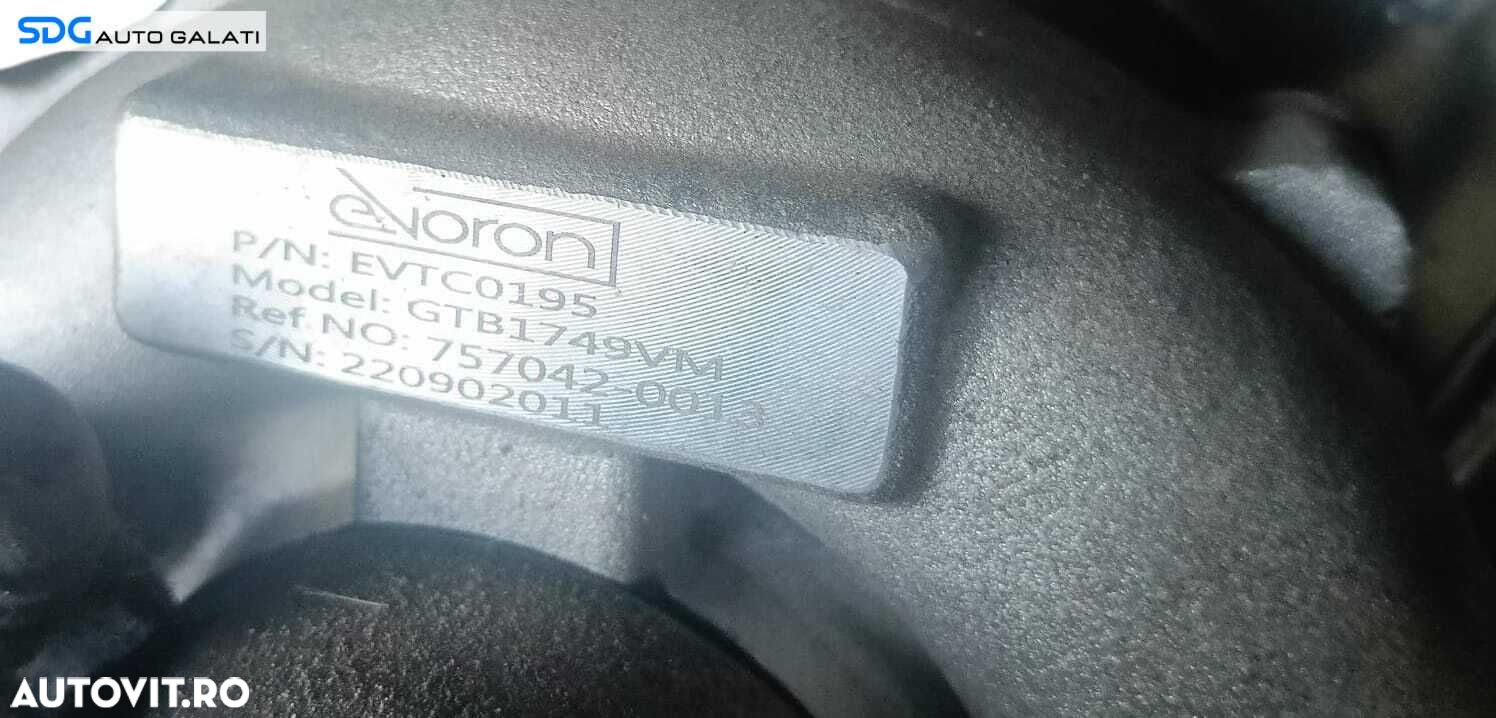 Turbo Turbina Turbosuflanta Seat Altea 5P 2.0 TDI BMN 2004 - 2009 Cod EVTC0195 757042-0013 [M8822] - 2