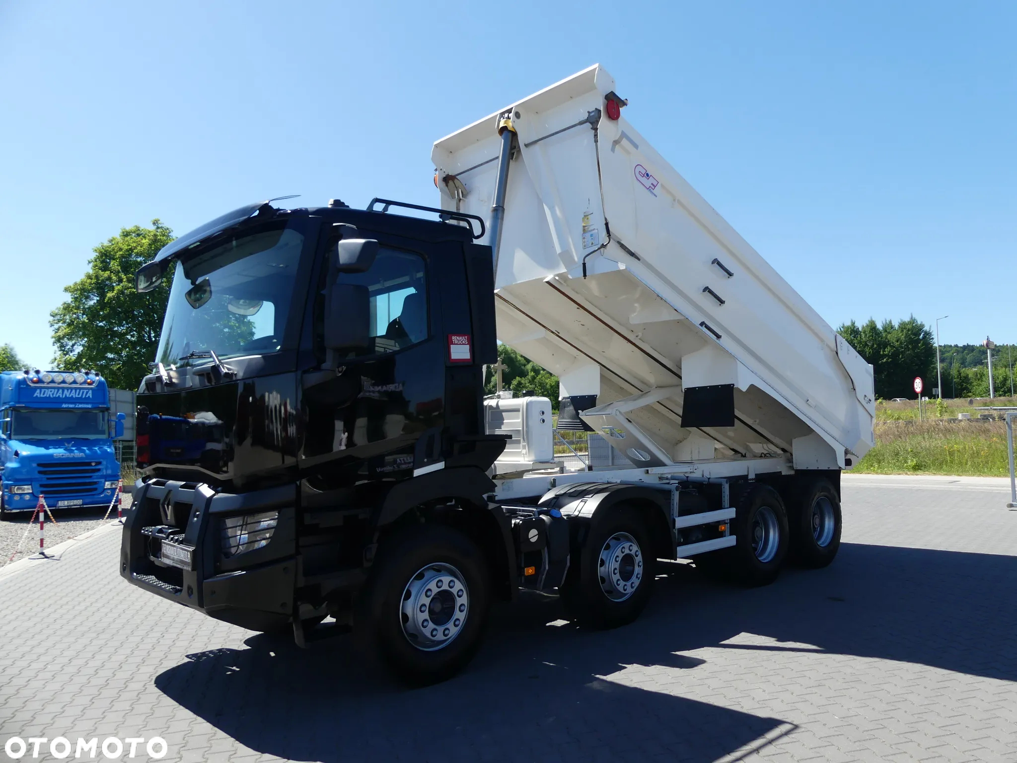Renault C480 SILNIK 13L  / 8x4 / WYWROTKA / HYDRAULICZNA TYLNA KLAPA / - 2