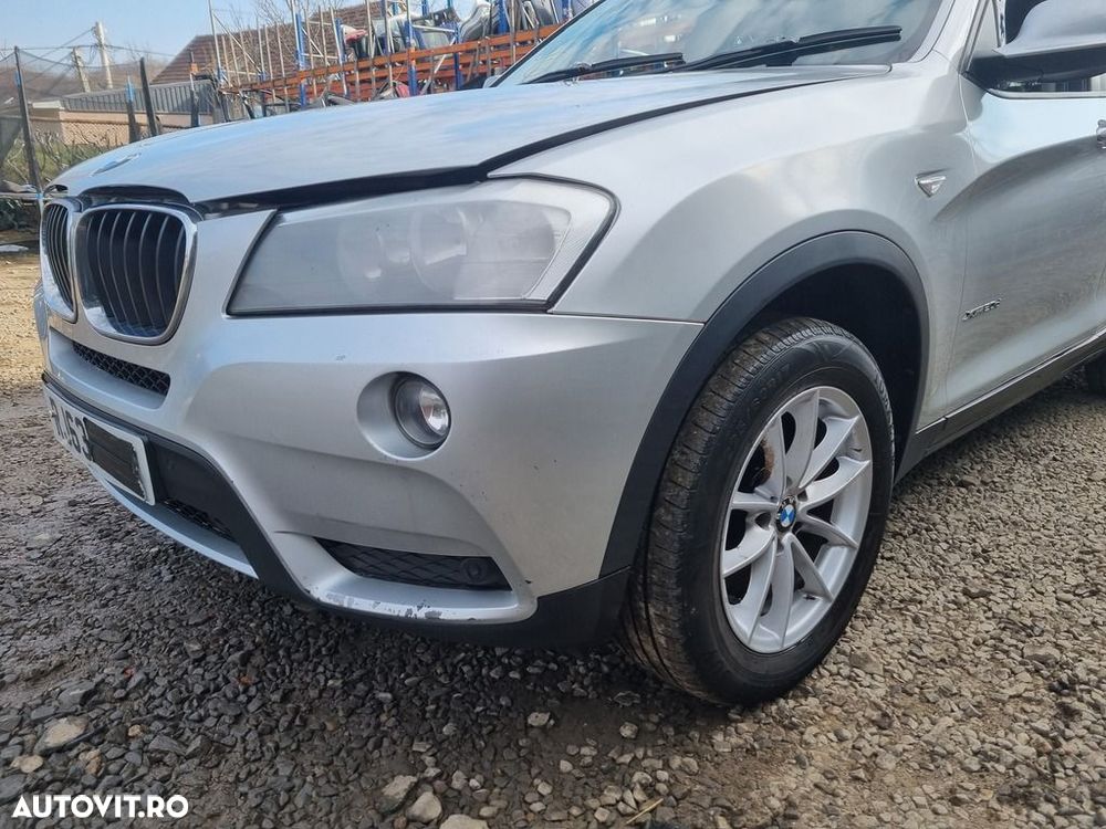 Bara fata BMW X3 F25 2010 - 2014 Titansilber 354 (1478) Diesel model fara spalatoare far - 3